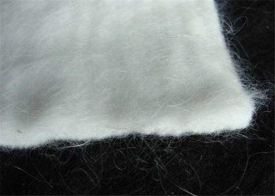 China Cor não tecida UV do branco da tela do geotêxtil do filamento do poliéster da resistência fábrica