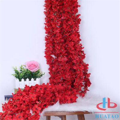 Parede da flor artificial da decoração para a decoração, rosas vermelhas falsificadas