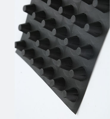 Hdpe plástico Dimple Board da placa da drenagem dos reservatórios da resistência de corrosão